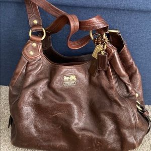 Coach leather purse